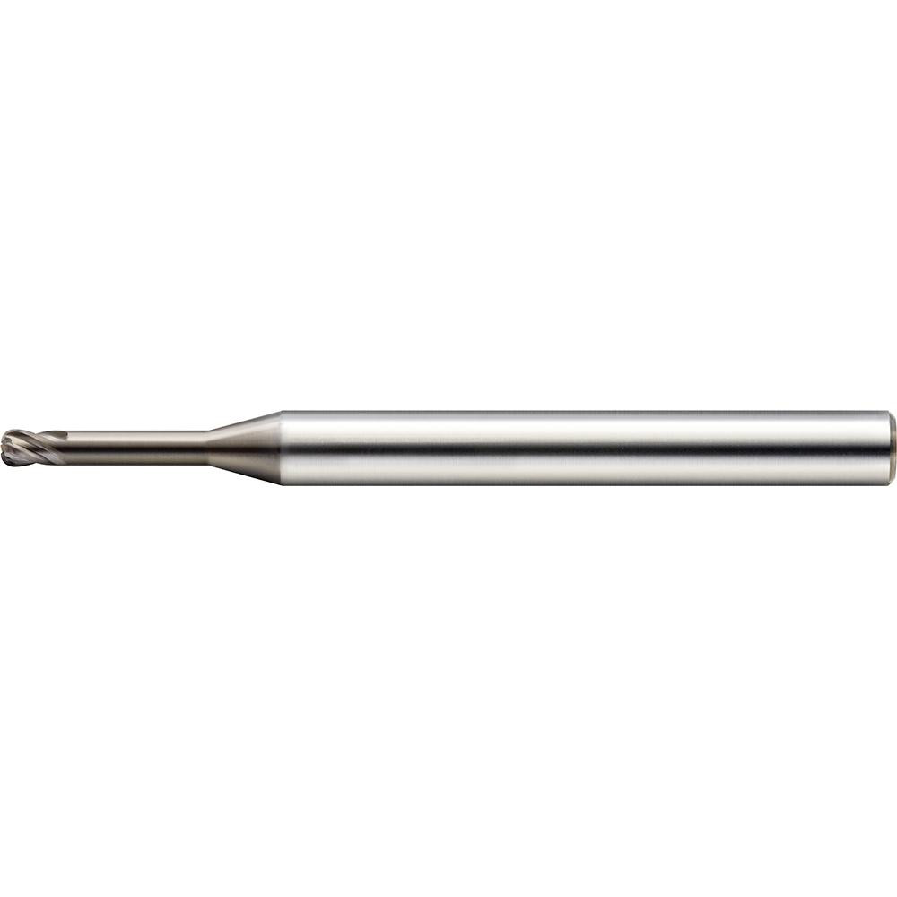 Picture of Union Tool Long Neck Radius End Mill HGLRS4030-10-080 0.1181 3.00mm Dia0.0945 2.40mm LOC